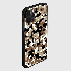 Чехол для iPhone 12 Pro Камуфляж Open Terrain, цвет: 3D-черный — фото 2