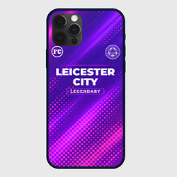Чехол для iPhone 12 Pro Leicester City legendary sport grunge, цвет: 3D-черный