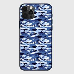 Чехол для iPhone 12 Pro Камуфляж Navi Camo, цвет: 3D-черный