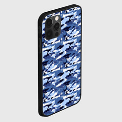 Чехол для iPhone 12 Pro Камуфляж Navi Camo, цвет: 3D-черный — фото 2