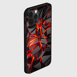 Чехол для iPhone 12 Pro Неоновый блеск, цвет: 3D-черный — фото 2