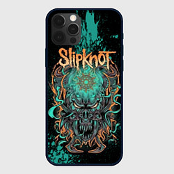 Чехол для iPhone 12 Pro Slipknot monster, цвет: 3D-черный