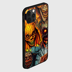 Чехол для iPhone 12 Pro Монстры ужасные хэллоуинские, цвет: 3D-черный — фото 2