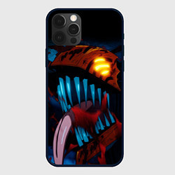 Чехол для iPhone 12 Pro Ярость человека бензопилы - Дэнджи, цвет: 3D-черный