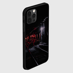 Чехол для iPhone 12 Pro Тоннель метро, цвет: 3D-черный — фото 2