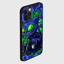 Чехол для iPhone 12 Pro Волшебный котейка, цвет: 3D-черный — фото 2