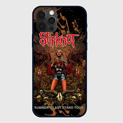 Чехол для iPhone 12 Pro Slipknot satan girl, цвет: 3D-черный