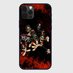 Чехол для iPhone 12 Pro Slipknot art, цвет: 3D-черный