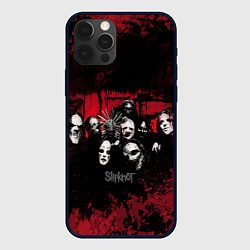 Чехол для iPhone 12 Pro Группа Slipknot, цвет: 3D-черный