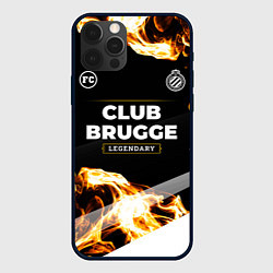 Чехол iPhone 12 Pro Club Brugge legendary sport fire