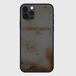 Чехол для iPhone 12 Pro Corrosion - рыжая ржавчина, цвет: 3D-черный