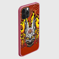 Чехол для iPhone 12 Pro Огненный кролик, цвет: 3D-малиновый — фото 2