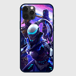 Чехол для iPhone 12 Pro Free Fire - Сайфай, цвет: 3D-черный