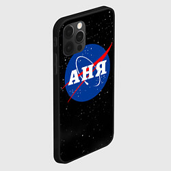 Чехол для iPhone 12 Pro Аня Наса космос, цвет: 3D-черный — фото 2