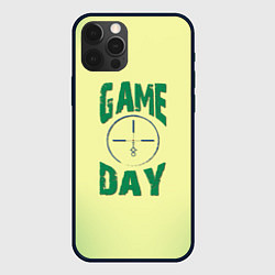 Чехол для iPhone 12 Pro Game day, цвет: 3D-черный