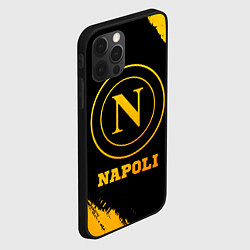 Чехол для iPhone 12 Pro Napoli - gold gradient, цвет: 3D-черный — фото 2