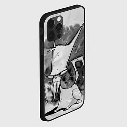 Чехол для iPhone 12 Pro Кот зловред - червяк джим, цвет: 3D-черный — фото 2