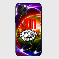 Чехол для iPhone 12 Pro Jdm bull terrier, цвет: 3D-черный