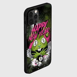 Чехол для iPhone 12 Pro Geen rabbit happy new year, цвет: 3D-черный — фото 2