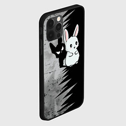 Чехол для iPhone 12 Pro Теневой зайка, цвет: 3D-черный — фото 2