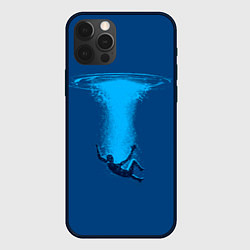 Чехол для iPhone 12 Pro Человек упавший в океан, цвет: 3D-черный