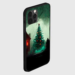Чехол для iPhone 12 Pro Тёмное рождество, цвет: 3D-черный — фото 2