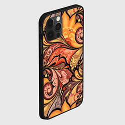 Чехол для iPhone 12 Pro Multicolored branching floral patterns, цвет: 3D-черный — фото 2