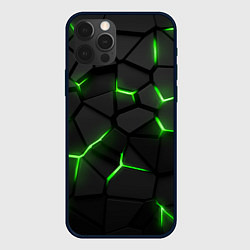 Чехол iPhone 12 Pro Green neon steel