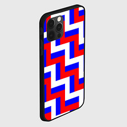 Чехол для iPhone 12 Pro Плетение триколор, цвет: 3D-черный — фото 2
