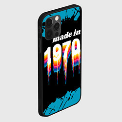 Чехол для iPhone 12 Pro Made in 1970: liquid art, цвет: 3D-черный — фото 2