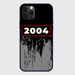 Чехол для iPhone 12 Pro 2004 - в красной рамке на темном, цвет: 3D-черный