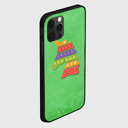 Чехол для iPhone 12 Pro Поп ит единорог на траве, цвет: 3D-черный — фото 2