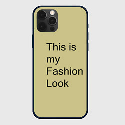 Чехол для iPhone 12 Pro This is my fashion look, цвет: 3D-черный