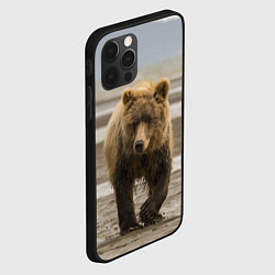 Чехол для iPhone 12 Pro Медвежонок в аэропорту, цвет: 3D-черный — фото 2