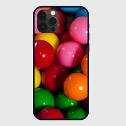 Чехол для iPhone 12 Pro Конфеты ассорти, цвет: 3D-черный
