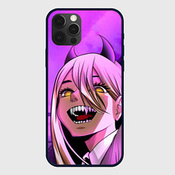 Чехол для iPhone 12 Pro Человек - бензопила Power, цвет: 3D-черный