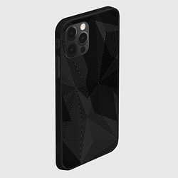 Чехол для iPhone 12 Pro Черный матовый, цвет: 3D-черный — фото 2
