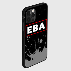 Чехол для iPhone 12 Pro Ева - в красной рамке на темном, цвет: 3D-черный — фото 2