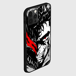 Чехол для iPhone 12 Pro Берсерк - доспехи зверя, цвет: 3D-черный — фото 2