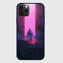 Чехол для iPhone 12 Pro Межпространственный путешественник, цвет: 3D-черный