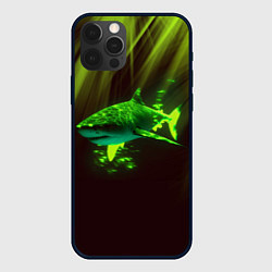 Чехол для iPhone 12 Pro Хищная акула, цвет: 3D-черный