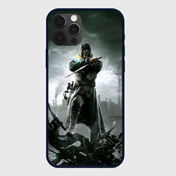 Чехол для iPhone 12 Pro Dishonored steampunk, цвет: 3D-черный