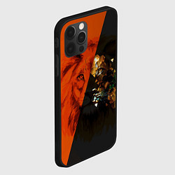 Чехол для iPhone 12 Pro Царь всея зверей, цвет: 3D-черный — фото 2