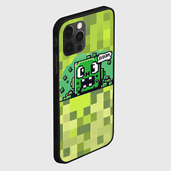 Чехол для iPhone 12 Pro Милый взрывающийся крипер, цвет: 3D-черный — фото 2