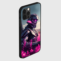 Чехол для iPhone 12 Pro Робо-самурай, цвет: 3D-черный — фото 2