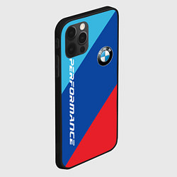 Чехол для iPhone 12 Pro Bmw - m colors, цвет: 3D-черный — фото 2