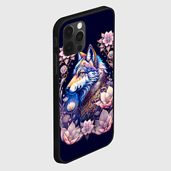 Чехол для iPhone 12 Pro Мистическая волчица, цвет: 3D-черный — фото 2