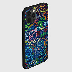 Чехол для iPhone 12 Pro Разрисованная стена, цвет: 3D-черный — фото 2