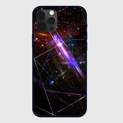 Чехол для iPhone 12 Pro Неоновая проекция, цвет: 3D-черный
