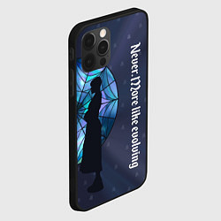 Чехол для iPhone 12 Pro Уэнсдей Аддамс - темная сторона окна, цвет: 3D-черный — фото 2